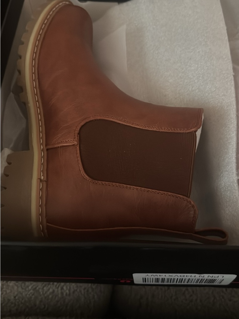 Corkys Women's Chestnut Brown Chelsea Lug Boot